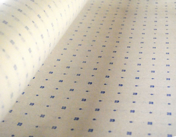 Spot and Cross Pattern Paper - Blue print