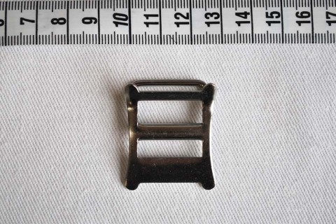 543 Rokko Buckle 19mm - Nickel Plated - Front View