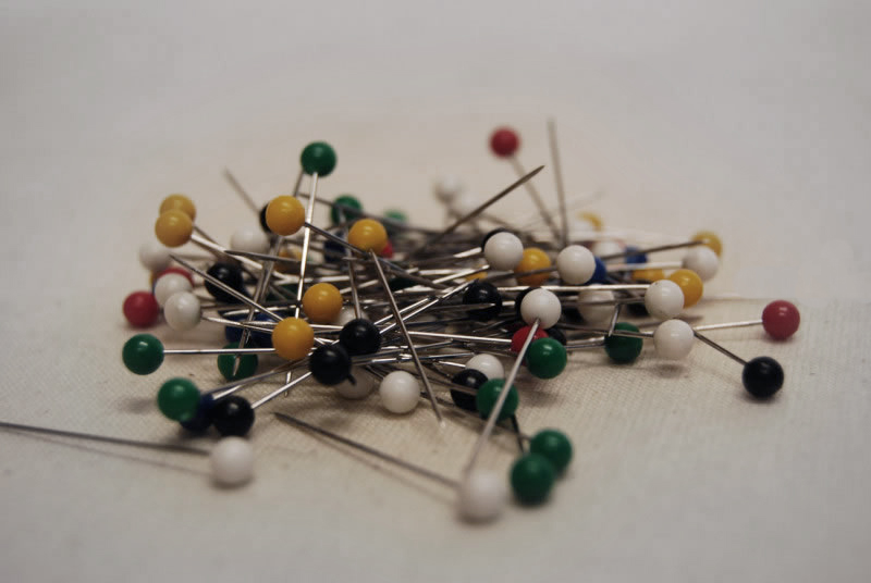 Colour Headed Pins at William Gee