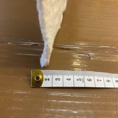 Cotton Wadding 28oz measurement - William Gee UK Online