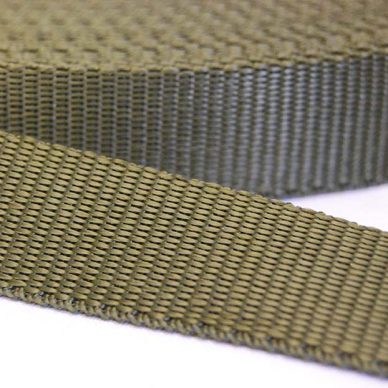 Polypropylene Webbing - Olive Green