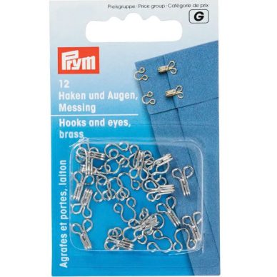 Prym Brass Hook and Eyes - William Gee UK