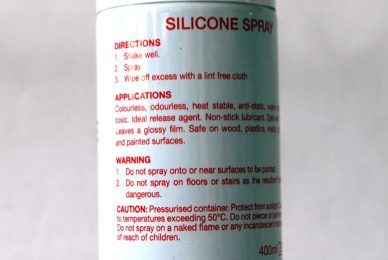 Silicone Spray - back
