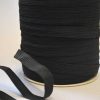 Flat Elastic 11mm (16 Cord) in Black by William Gee