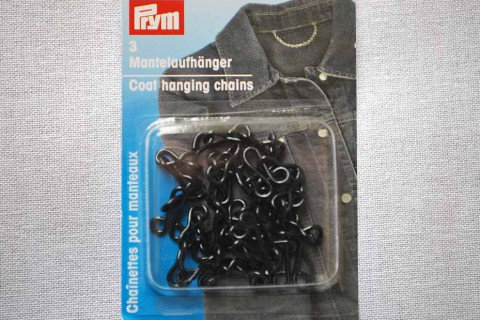 Prym Coat Hanging Chains - Black