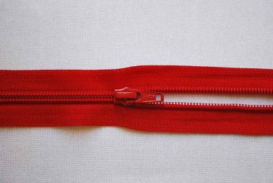 YKK CNFOR No. 5 Open Ended Nylon Zip - Red