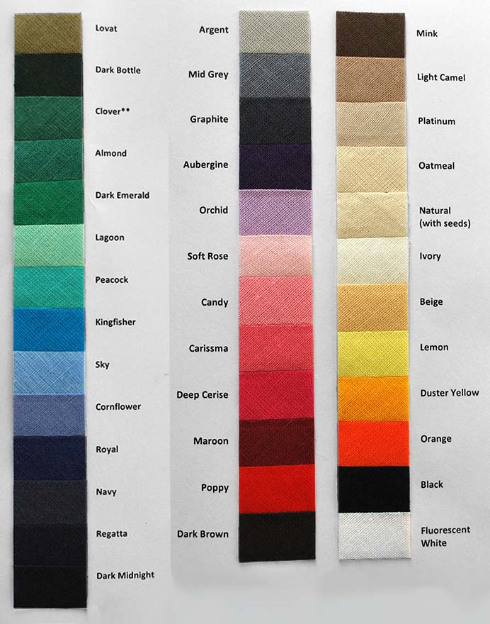 Coats Epic Thread Color Chart