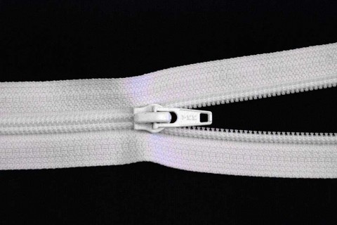 YKK CNFC56 No. 5 Closed Ended Nylon Zip - White
