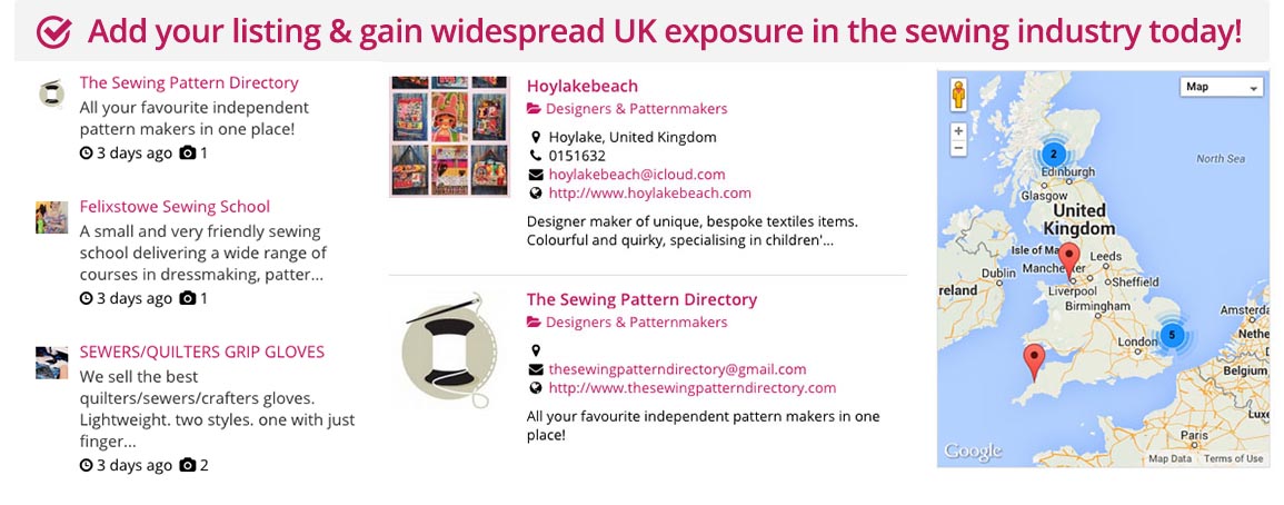 UK Sewing Directory 2015