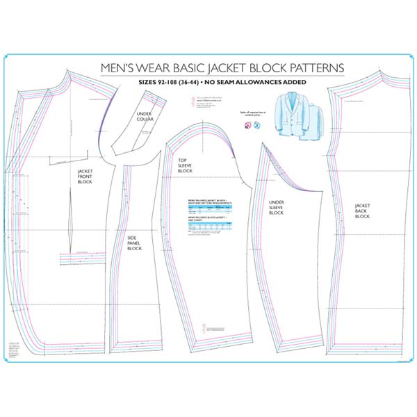 Men's Basic Formal Jacket Block, Shoben - Fast Delivery | William Gee UK