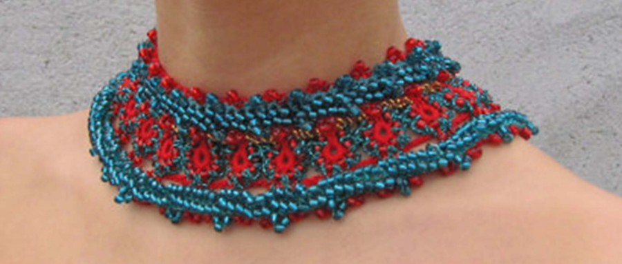 Lace Necklace - Grains of Earth