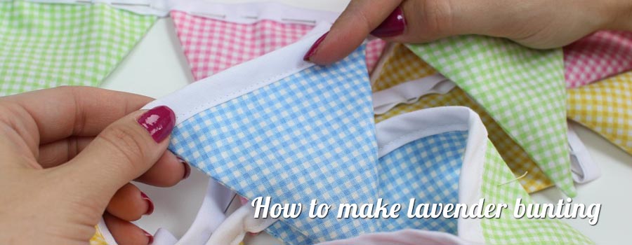 How to make Lavender Bunting