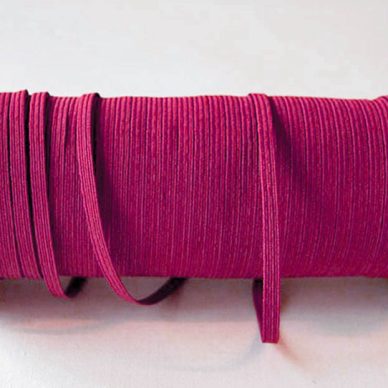 Flat Elastics 5mm - Pink