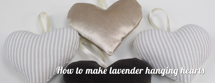 How to make Lavender Hanging Hearts