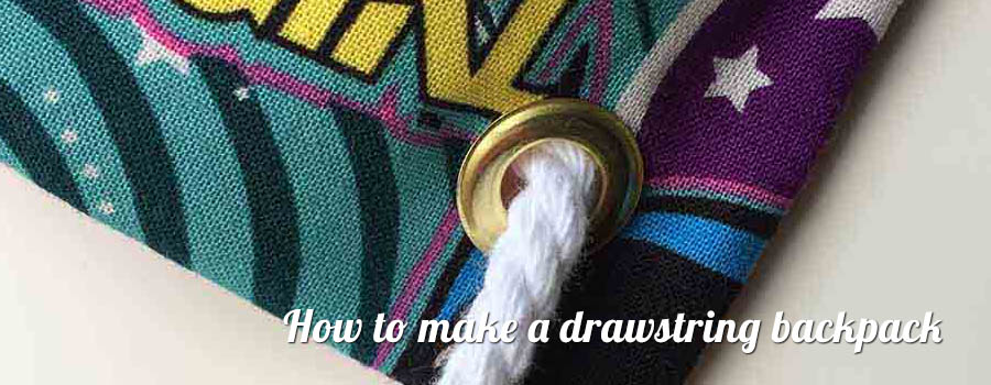 how to make a drawstring backpack