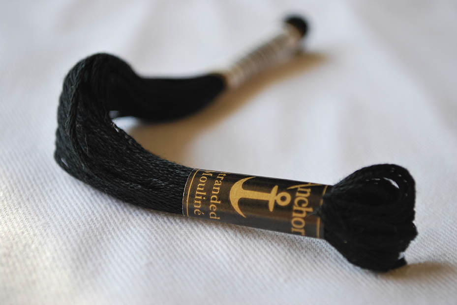 Anchor Embroidery Thread, Black - Fast Delivery