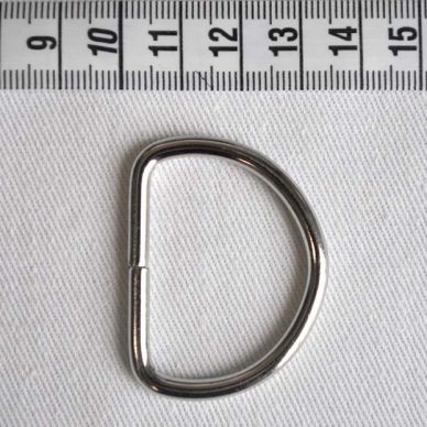 D Ring Buckle 32mm - Nickel Plated