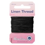 Hemline Linen Thread - Black - William Gee UK