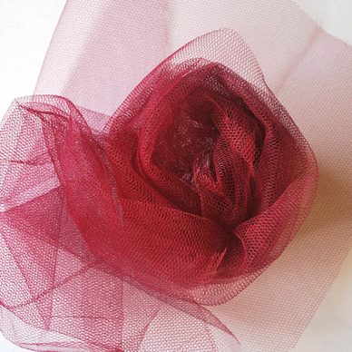 Nylon Dress Net - Strawberry