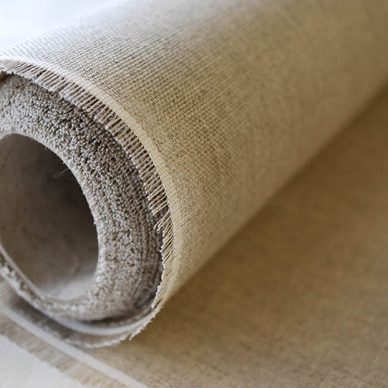 10K Linen Canvas roll in Natural - William Gee