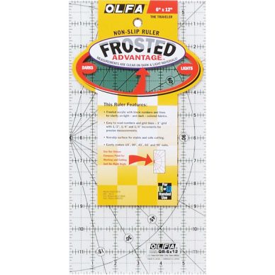 Olfa Quilters Ruler 6" x 12" - William Gee