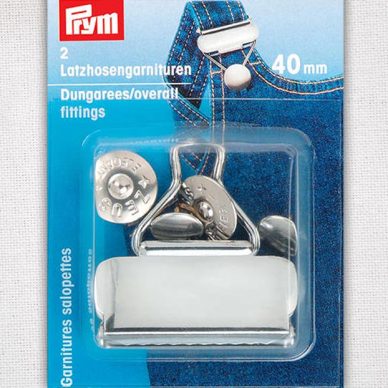 Prym Dungaree/Overall Fittings 40mm - William Gee