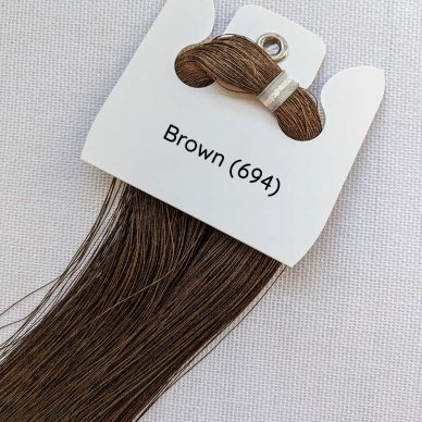 Gutermann R402E Silk Skeins Brown 694 - William Gee UK