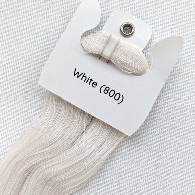 Gutermann R402E Silk Skeins White 800 - William Gee UK