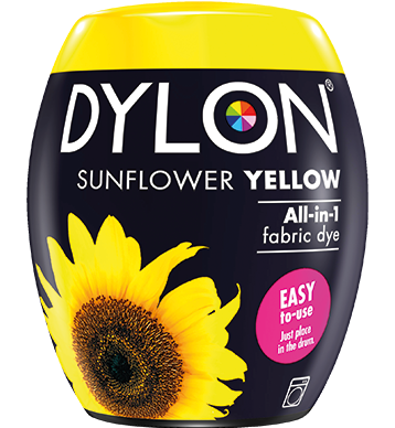 Dylon Fabric Dye Machine Pods - Sunflower Yellow - William Gee