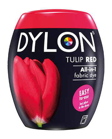 Dylon Fabric Dye Machine Pods - Tulip Red - William Gee