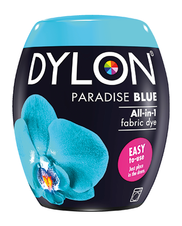 Dylon Fabric Dye Machine Pods - Paradise Blue - William Gee