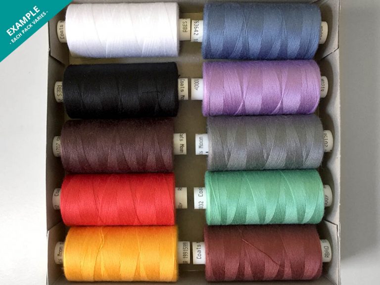 Pot Luck Moon 120 Sewing Threads - Random Colours - William Gee Haberdashery