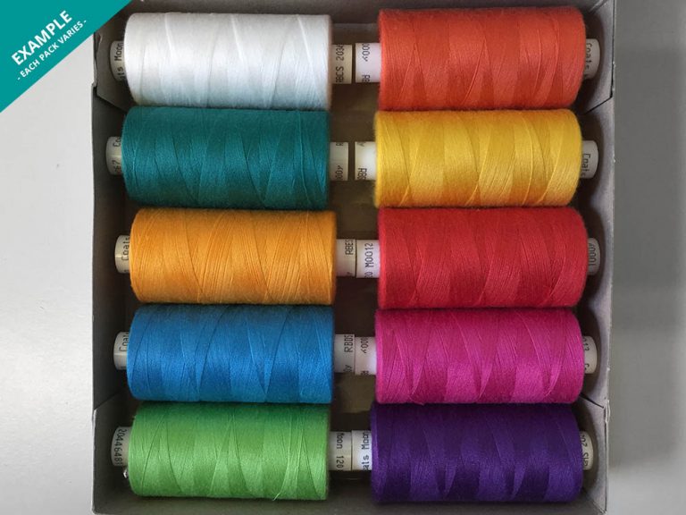 Pot Luck Moon 120 Sewing Threads - Tropical Colours - William Gee Haberdashery