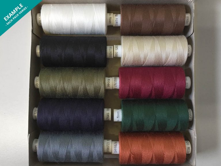Pot Luck Moon 120 Sewing Threads - Winter Colours - William Gee Haberdashery