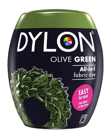 Dylon Fabric Dye Machine Pods - Olive Green - William Gee