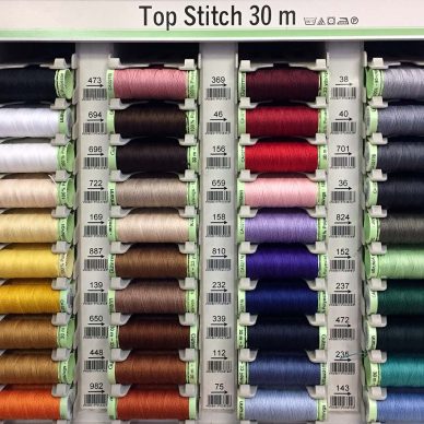 Gutermann Top Stitch Sewing Threads 30m Shades - William Gee