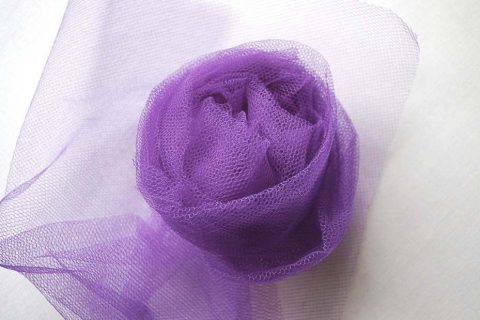 Nylon Dress Net in Purple - William Gee