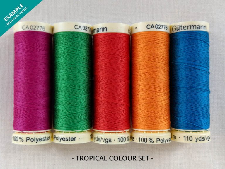 Pot Luck Gutermann Sew All Threads in Tropical Colours - William Gee UK