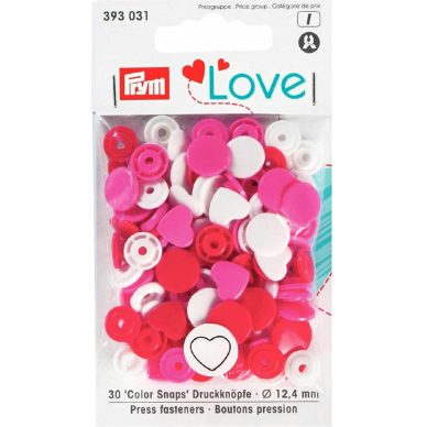 Prym Colour Snaps Love Edition 393031 - William Gee UK