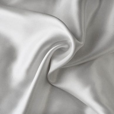 Polyester Satin Lining - Silver - William Gee UK