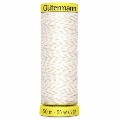 Gutermann Linen Threads - White - William Gee UK