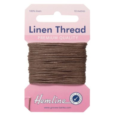 Hemline Linen Thread - Brown - William Gee UK