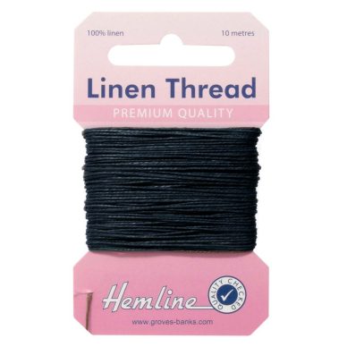 Hemline Linen Thread - Navy - William Gee UK