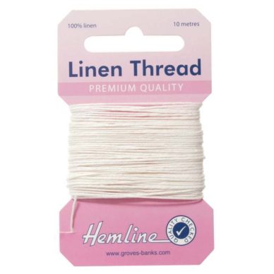 Hemline Linen Thread - White - William Gee Online