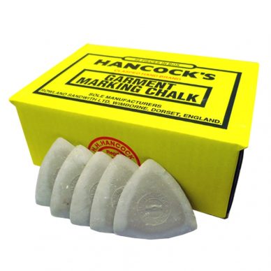 Hancocks Tailor's Marking Chalk - Box of pencils in White - William Gee UK