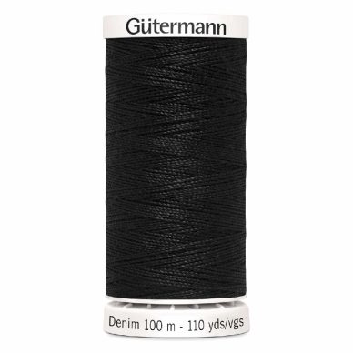 Gutermann Denim Thread Tkt 50 Black - William Gee UK