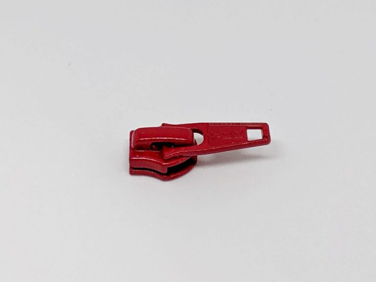 YKK Nylon Number 5 Zip Slider in Red - William Gee UK