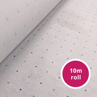 Spot and Cross Pattern Cutting Paper 25mm spacing 10m roll - William Gee Haberdashery UK