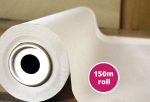 White Marking Tracking Paper 150m Roll - William Gee UK