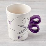 Scissors Mug Purple - William Gee